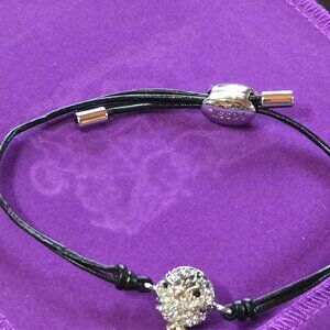 Fossil Pave Crystal Bird Bracelet